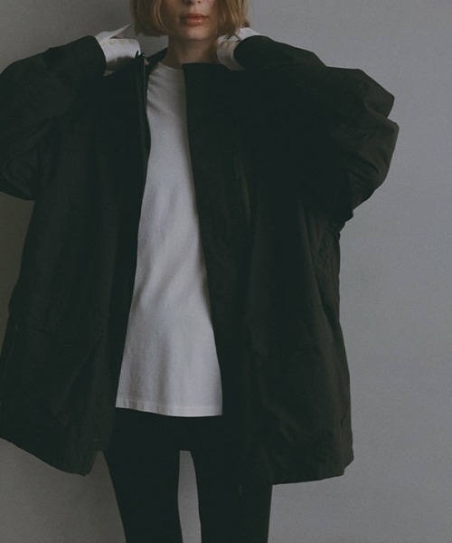 ETRE TOKYO コンシャススリーブマウンテンパーカー　ブラック　Ｓ ETRE TOKYO（エトレトウキョウ）の「コンシャススリーブマウンテン