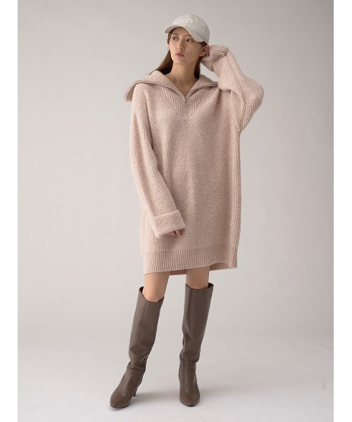 「SNIDEL」 ニットワンピース FREE アイボリー レディース_画像2