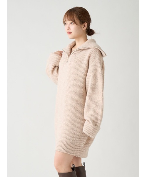 「SNIDEL」 ニットワンピース FREE アイボリー レディース_画像9