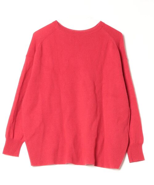 「Mila Owen」 長袖ニット FREE レッド レディース_画像2