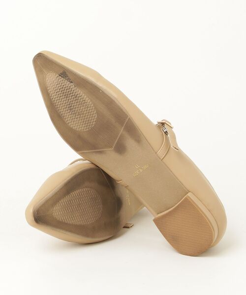 「ESPERANZA」 フラットパンプス LL ベージュ レディース_画像3