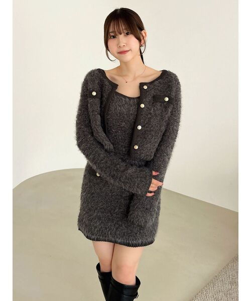 SeaRoomlynn Hand made Multi ニットジャケット未使用 ミックス調ニットジャケット | 京都通販ミセスのファッション館・本店