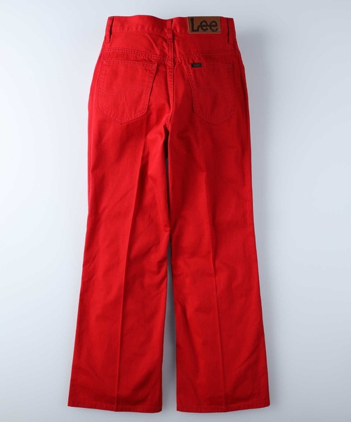 「Lee」 チノパンツ M レッド レディース_画像2