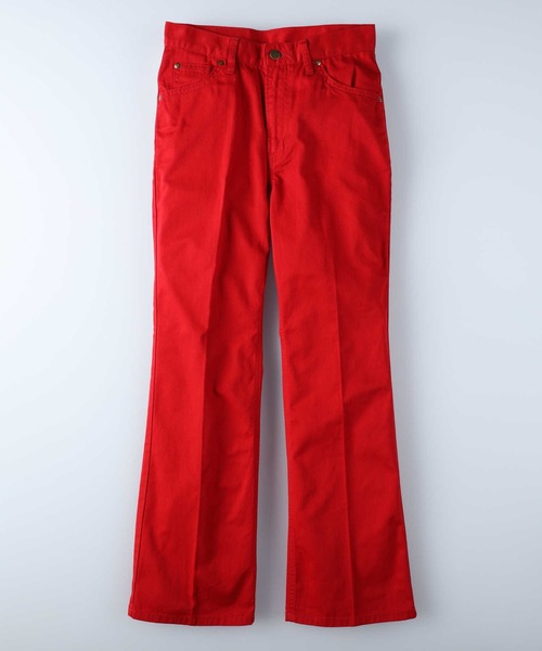 「Lee」 チノパンツ M レッド レディース_画像5