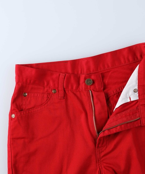 「Lee」 チノパンツ M レッド レディース_画像6