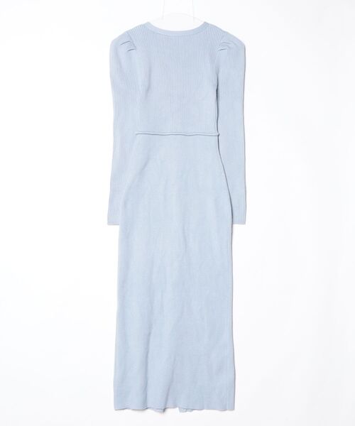 「RESEXXY」 ニットワンピース FREE ブルー レディース_画像2