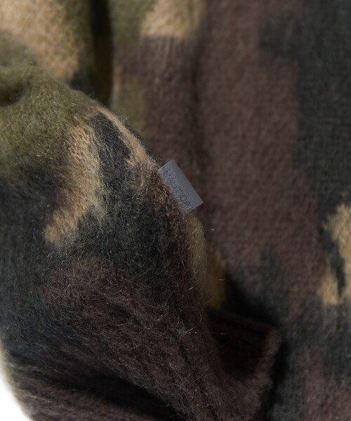 NAUTICA（ノーティカ） セーター ニット モヘア混 迷彩ジャカード