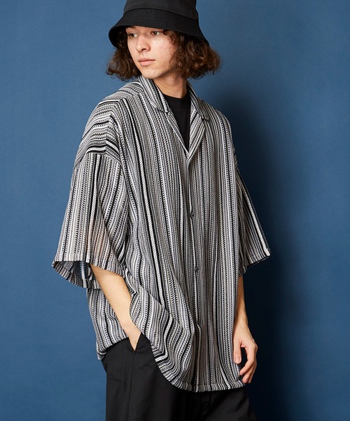 「MEMENTISM」 半袖シャツ FREE グレー メンズ_画像9