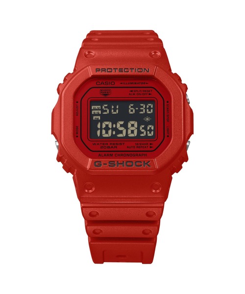 G-SHOCK 143 レッド腕時計 G-SHOCK 腕時計 Iconic Styles / 5600シリーズ DW-5600RRB-4JF メンズ
