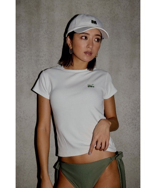 tシャツ 「MIYU IKEDA x ALEXIA STAM」 Logo Tee /みちょぱコラボ T