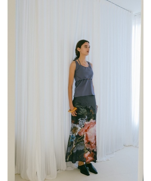 sahara（サハラ） ロング スカート Art Print Skirt/アートプリント