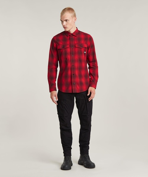 「G-STAR」 カーゴパンツ 32/30 ダークブラック メンズ_画像3