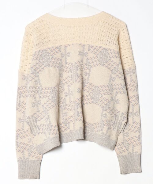 「nitca」 ニットカーディガン FREE ベージュ レディース_画像2