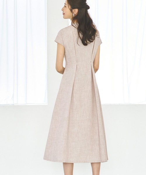 「RUIRUE BOUTIQUE」 半袖ワンピース M ネイビー レディースの画像