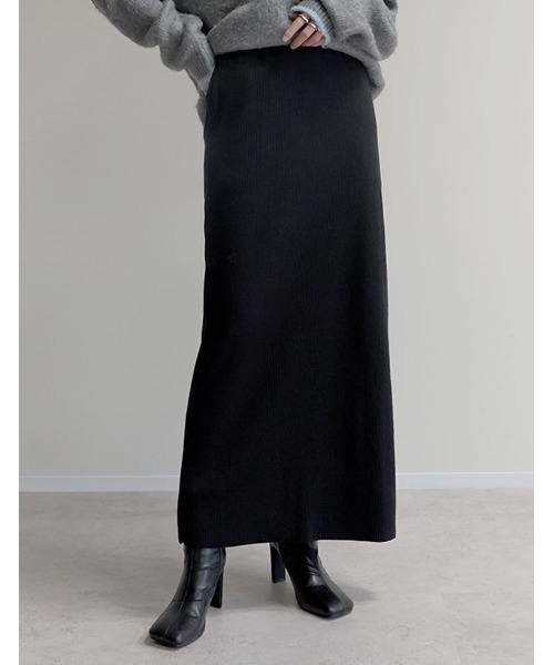 「Re:EDIT」 タイトスカート X-LARGE チャコールグレー レディース_画像5