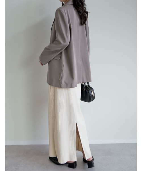 「Re:EDIT」 タイトスカート X-LARGE チャコールグレー レディース_画像8