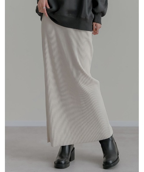 「Re:EDIT」 タイトスカート X-LARGE チャコールグレー レディース_画像9