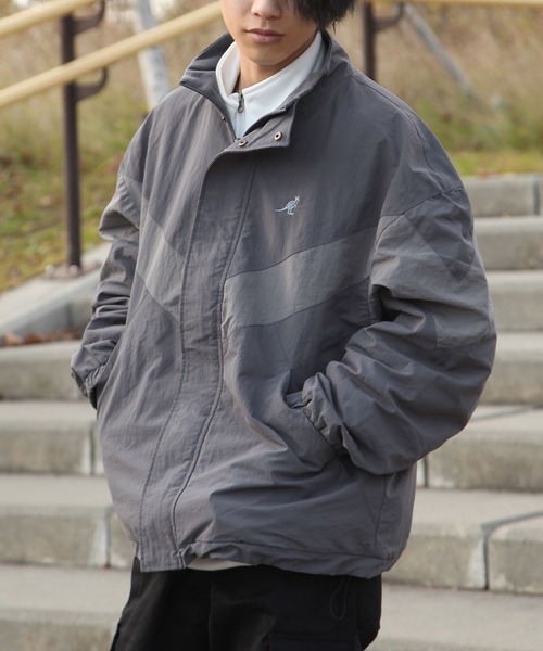 「KANGOL」 ブルゾン「ZIP FIVEコラボ」 MEDIUM ベージュ メンズ_画像8