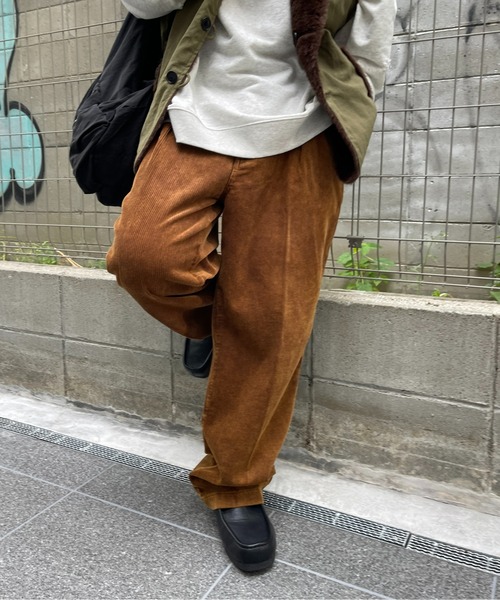 CPCM（シーピーシーエム） コーデュロイパンツ MEDIUM ブラウン メンズ