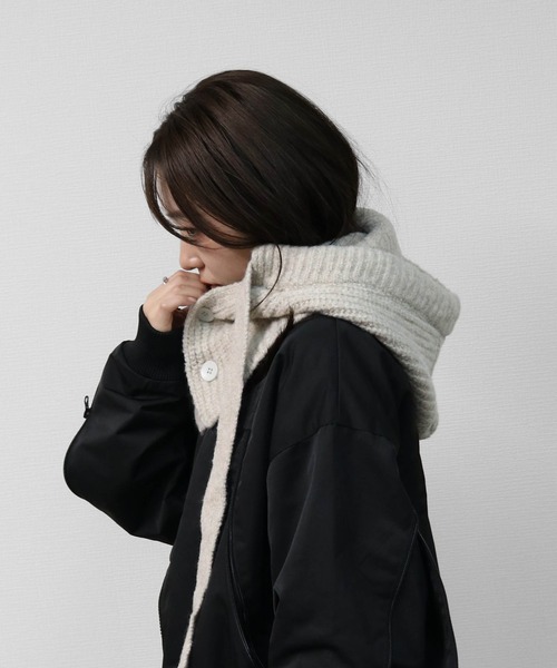 THE CELL. ニット帽 ニットキャップ ネックウォーマーバラクラバ NECK