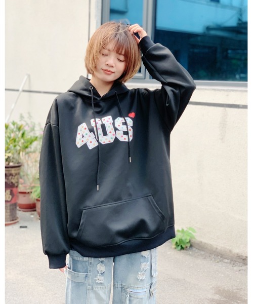 inst.ALL パーカー 「2026A/W新色追加！」カラフルドットプリントロゴ