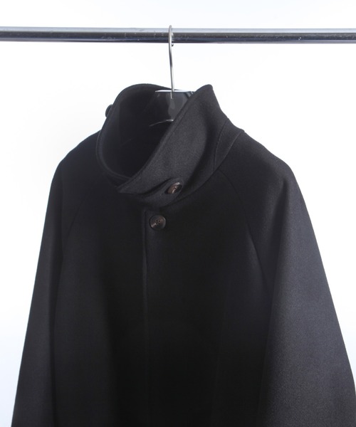 [ZIP FIVE -White Line-] пальто с отложным воротником MEDIUM уголь мужской 