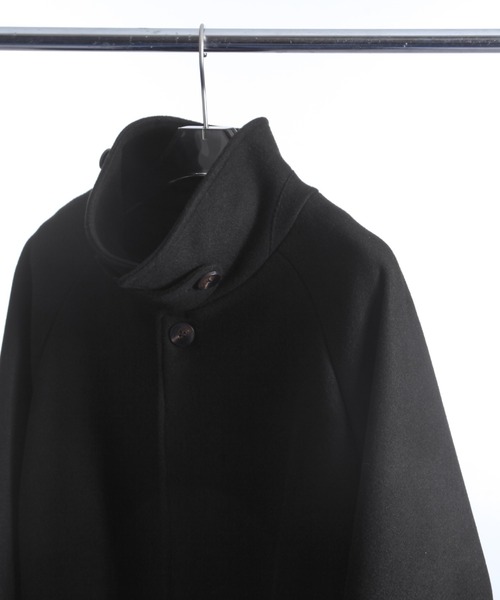 [ZIP FIVE -White Line-] пальто с отложным воротником MEDIUM уголь мужской 