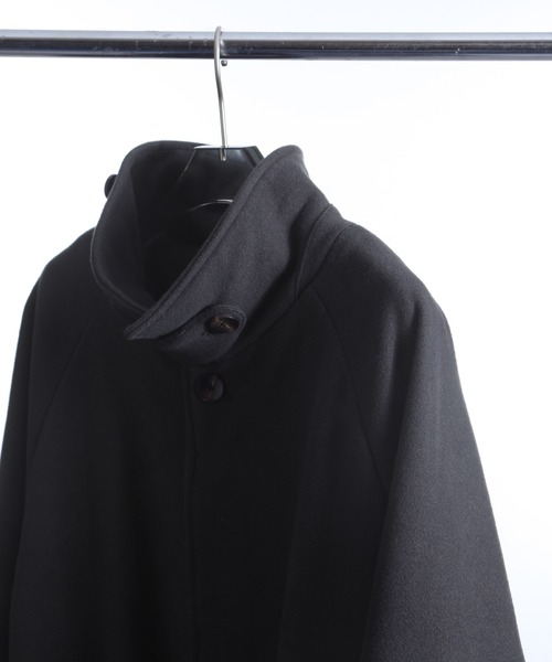 [ZIP FIVE -White Line-] пальто с отложным воротником MEDIUM уголь мужской 