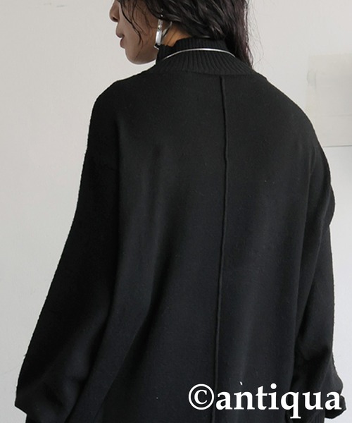 「antiqua」 ニットワンピース ONESIZE レッド系その他 レディース_画像5