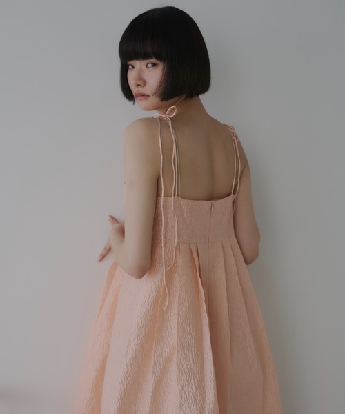 「PERNA」 キャミソールワンピース MEDIUM ブラック レディース_画像4