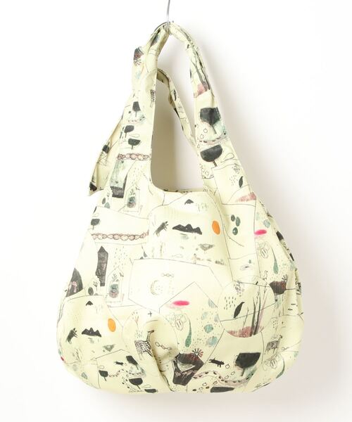 「SUPER HAKKA」 トートバッグ FREE ライトグリーン レディース_画像2