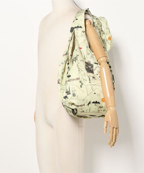 「SUPER HAKKA」 トートバッグ FREE ライトグリーン レディース_画像5