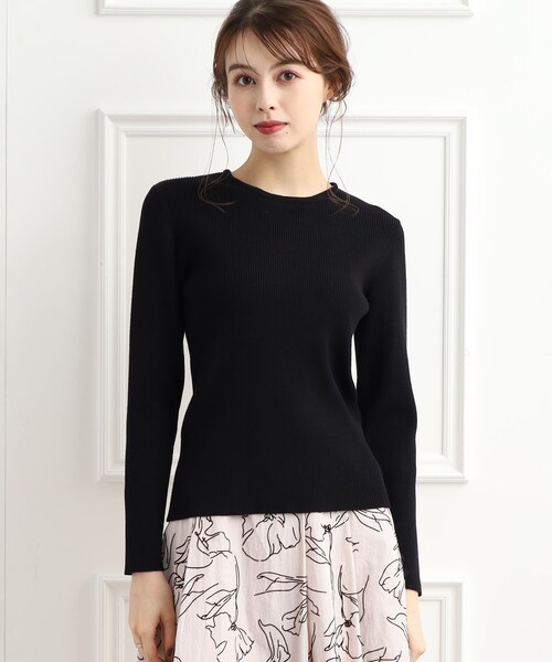 「couture brooch」 長袖ニット 42 ライトベージュ レディース_画像8