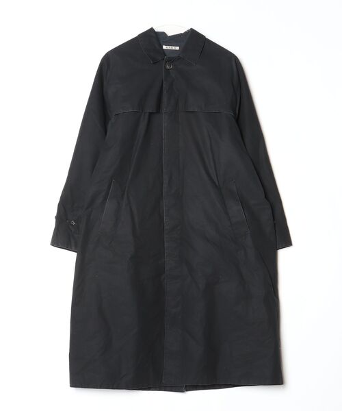 AURALEE（オーラリー） ステンカラーコート 3 ブラック メンズ