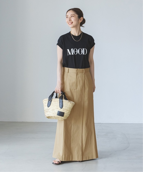 「NOBLE」 ロングスカート 36 ベージュ レディース_画像2