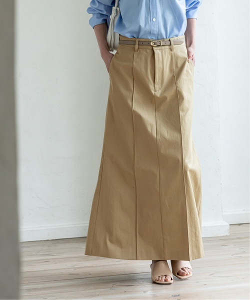 「NOBLE」 ロングスカート 36 ベージュ レディース_画像5