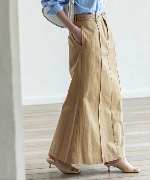 「NOBLE」 ロングスカート 36 ベージュ レディース_画像8