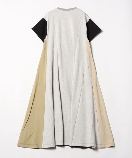 「BEAMS BOY」 Tシャツワンピース SMALL ダークグリーン レディース_画像2