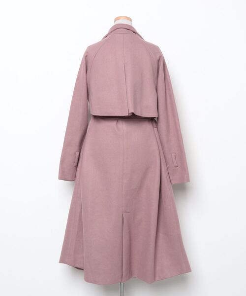 「CHILLE」 チェスターコート FREE ピンク レディース_画像2
