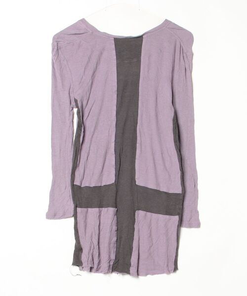 「DIET BUTCHER」 長袖Tシャツ 1 パープル メンズ_画像2