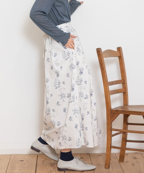 「POU DOU DOU」 フレアスカート 3 ダークグレー レディース_画像4