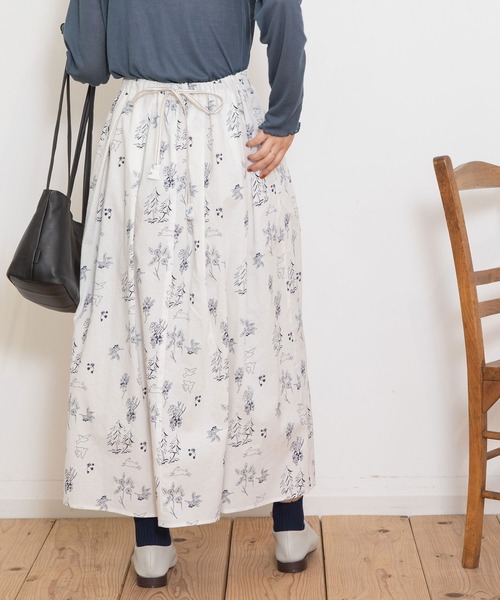 「POU DOU DOU」 フレアスカート 3 ダークグレー レディース_画像5