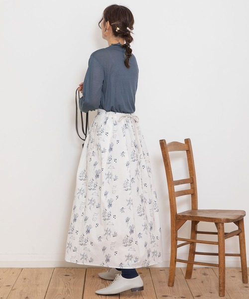 「POU DOU DOU」 フレアスカート 3 ダークグレー レディース_画像7