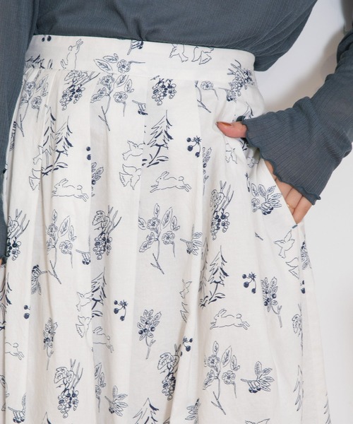 「POU DOU DOU」 フレアスカート 3 ダークグレー レディース_画像9