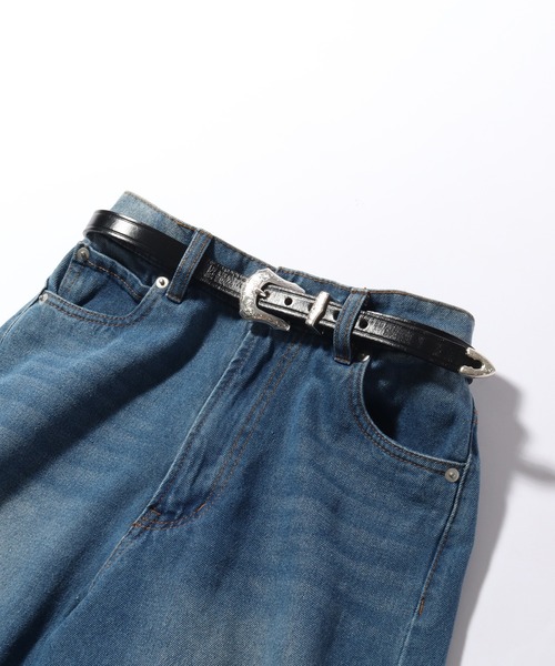 「TORY LEATHER」 ベルト 34 ブラック メンズ_画像8