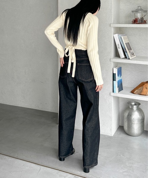 「feepur」 長袖ニット MEDIUM オフホワイト レディース_画像9