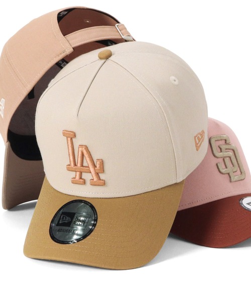 ファミリア　ニューエラ　キャップ　ベージュ　大人 NEW ERA（ニューエラ） uvカット キャップ 帽子 紫外線カット