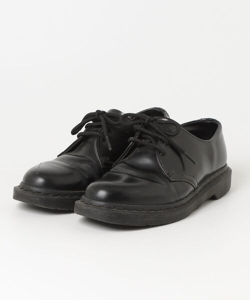 ドクターマーチン EU37 オールブラック レザー Dr.Martens（ドクターマーチン） レザーシューズ UK6 ブラック メンズ