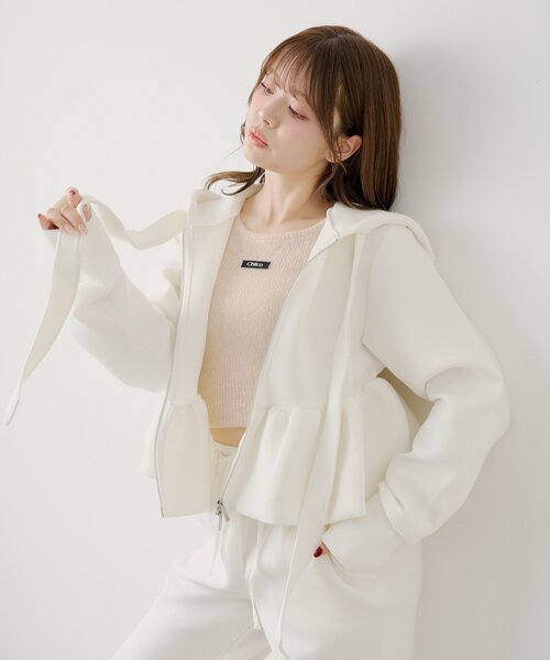 Chico（チコ） tシャツ 「SALON by Chico/セットアップ対応」太リボン