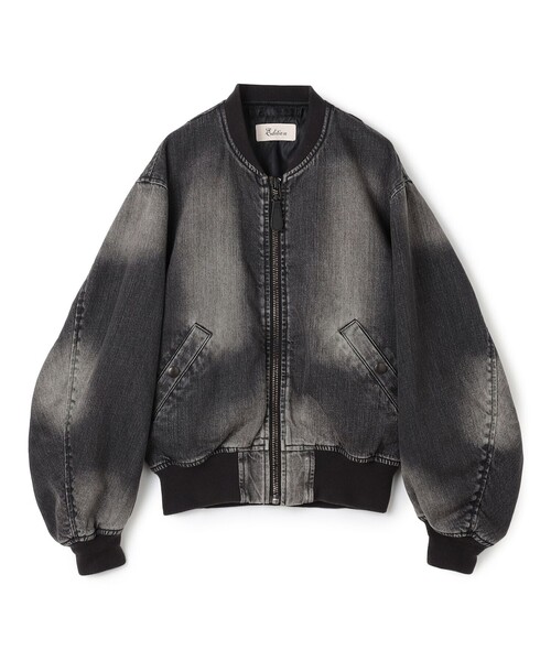 Edition（エディション） ma1 ma-1 ブラックデニム MA-1ジャケット